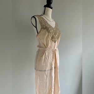 Vintage mesh lingerie gown
